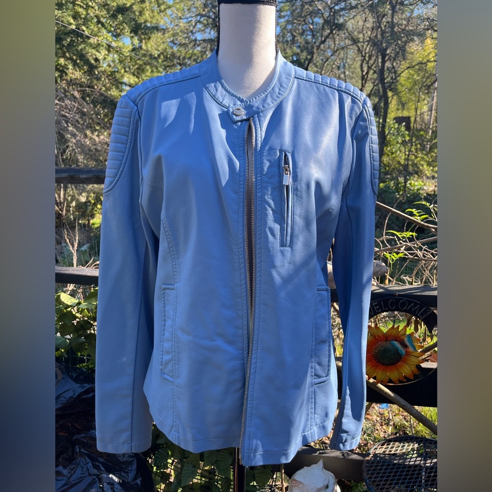 periwinkle blue jacket